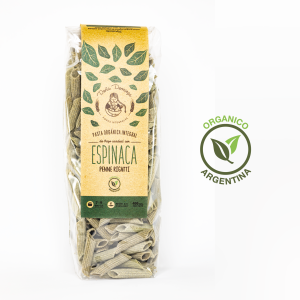Fideos integrales con ESPINACA