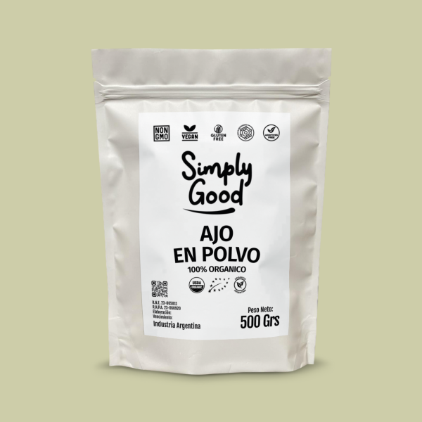 Polvo de ajo 500grs