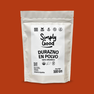 Polvo de durazno 500grs