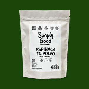 Polvo de espinaca 500grs