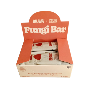 Caja 6 Barras Fungi Bar, con dátiles, castañas y Melena de León